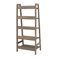 60.13" 5 Shelf Bookshelf Gray - Linon -Furniture Sale Store GUEST c7a1684e 1605 4c11 8b26 7432de5788d9