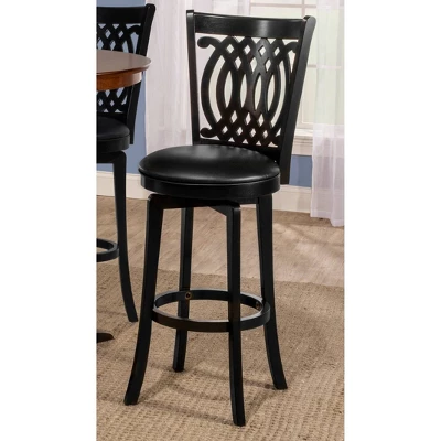 30" Van Draus Swivel Barstool Metal/Black - Hillsdale Furniture 4 30" Van Draus Swivel Barstool Metal/Black - Hillsdale Furniture - Image 4