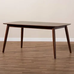 Edna Wood Dining Table Walnut - Baxton Studio -Furniture Sale Store GUEST c7d8cc82 a376 4d97 ad9b e65d5e0c1f7f
