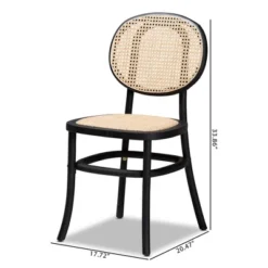 2pc Garold Woven Rattan And Wood Cane Dining Chair Set - Baxton Studio 17 2pc Garold Woven Rattan And Wood Cane Dining Chair Set - Baxton Studio -Furniture Sale Store GUEST c8e4144d 9281 446b 8b59 059c2149a977