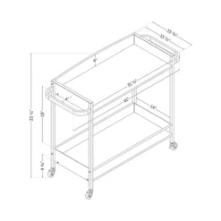 City Life Bar Cart With Wine Glass Rack - South Shore -Furniture Sale Store GUEST c936530a 2e74 40ae bd87 3b0926a7b34c