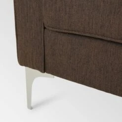 Portwall Contemporary Tufted Sofa Brown - Christopher Knight Home -Furniture Sale Store GUEST c9f5553f 02d2 4c97 a86e c3bf18341400