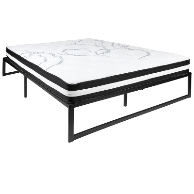 Emma And Oliver 14" Platform Bed Frame & 10" Mattress In A Box - No Box Spring Required 15 Emma And Oliver 14" Platform Bed Frame & 10" Mattress In A Box - No Box Spring Required - Image 15