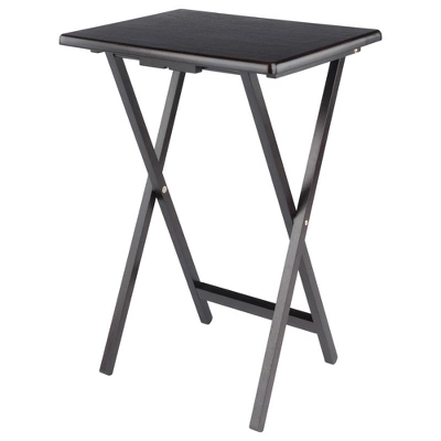 5pc Allen Snack Table Set Coffee - Winsome Wood 5 5pc Allen Snack Table Set Coffee - Winsome Wood - Image 5