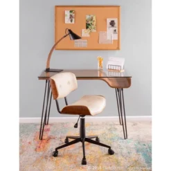 Lombardi Mid-Century Modern Office Chair With Swivel - LumiSource -Furniture Sale Store GUEST cb03cd02 7151 4d4e b4af 2e2685207eff