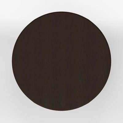 Glenwillow Home 42" Round Double Drop-Leaf Dining Table + Cross Back Dining Chairs Dining Set 4 Glenwillow Home 42" Round Double Drop-Leaf Dining Table + Cross Back Dining Chairs Dining Set - Image 4