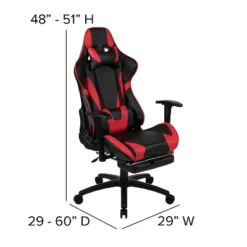 Flash Furniture Gaming Desk And Footrest Reclining Gaming Chair Set With Cup Holder And Headphone Hook -Furniture Sale Store GUEST ce1725f6 2d0b 43be b580 6aefd7b65837