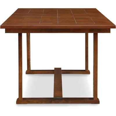 Wesley Extendable Dining Table Brown - ClickDecor 4 Wesley Extendable Dining Table Brown - ClickDecor - Image 4