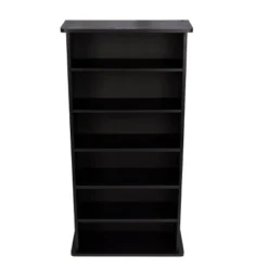 Drawbridge Multimedia Storage Rack Black - Atlantic -Furniture Sale Store GUEST ceabf5a6 8b3a 4063 bfea 76a1ada43768