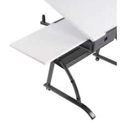 Core Drawing Table And Stool Set Charcoal Black/White - Studio Designs -Furniture Sale Store GUEST ceac8797 d163 4061 970b 3230c935d4c1
