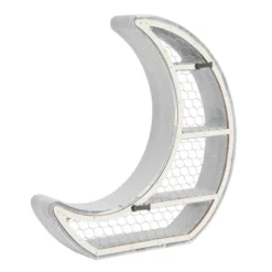 Farmlyn Creek Small Wooden Crescent Moon Wall Shelf For Crystals & Essential Oils, Rustic Home Wall Decor For Nursery, White, 10.7 X 11.2 X 2 In 12 Farmlyn Creek Small Wooden Crescent Moon Wall Shelf For Crystals & Essential Oils, Rustic Home Wall Decor For Nursery, White, 10.7 X 11.2 X 2 In -Furniture Sale Store GUEST ceef4482 9898 4147 a526 75745033213b