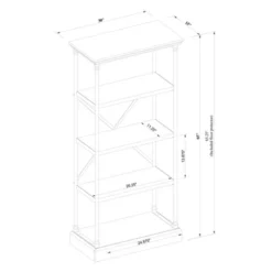 65" Conway Cast Iron Bookshelf Gray - Threshold™ -Furniture Sale Store GUEST cff59df7 5d9c 42a0 8f0f 8fed32364e22