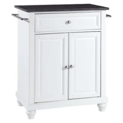 Cambridge Solid Black Granite Top Portable Kitchen Island - Crosley -Furniture Sale Store GUEST d00f06db 9615 432f a9a2 5f688637fb00