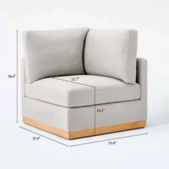 Woodland Hills Modular Sectional Corner Light Gray - Threshold™ Designed With Studio McGee -Furniture Sale Store GUEST d13a80c0 94a7 4a14 807c 01f454d7e453