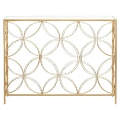Contemporary Metal Console Table Gold - Olivia & May -Furniture Sale Store GUEST d1cc06bb 0b21 4dbc aed9 166ba36ff425