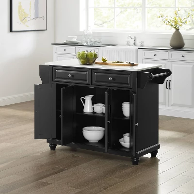 Cambridge Granite Top Full Size Kitchen Island/Cart - Crosley 2 Cambridge Granite Top Full Size Kitchen Island/Cart - Crosley - Image 2