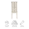Obrecht Jewelry Armoire Off White - Powell Company