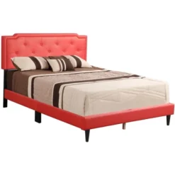 Passion Furniture Deb Tufted Queen Panel Bed -Furniture Sale Store GUEST d2a4554a 0010 48ac 97a9 7aa8ae15f539