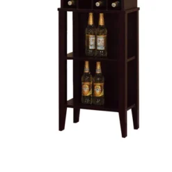 Well Designed Elegant Wine Bar With Racks Brown - Benzara -Furniture Sale Store GUEST d359ae33 5472 4615 b703 7d53b1fc1ef5