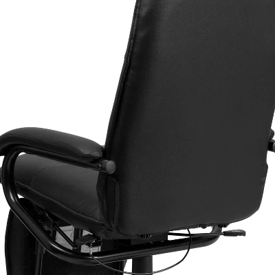 Emma And Oliver High Back Black LeatherSoft Executive Reclining Ergonomic Office Chair With Arms 7 Emma And Oliver High Back Black LeatherSoft Executive Reclining Ergonomic Office Chair With Arms - Image 7