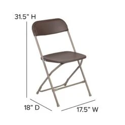 Emma And Oliver Set Of 2 Stackable Folding Plastic Chairs - 650 LB Weight Capacity -Furniture Sale Store GUEST d3c8fbc8 59b4 4f25 af7c 8fad44a217ab