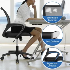 Yaheetech Adjustable Ergonomic Computer Chair Office Chair -Furniture Sale Store GUEST d43aa7ea 23ff 48ab bee7 99a1eef70d2a