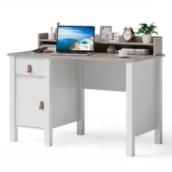 Costway Computer Desk Home Office Writing Workstation W/ Drawer & Hutch 21 Costway Computer Desk Home Office Writing Workstation W/ Drawer & Hutch -Furniture Sale Store GUEST d4ccf964 5816 4031 b874 7fb0d7ec45bc