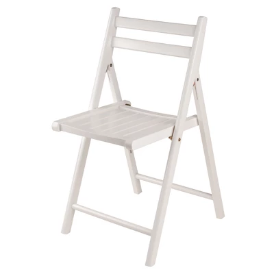 4pc Robin Folding Chair Set White - Winsome 6 4pc Robin Folding Chair Set White - Winsome - Image 6