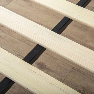 14" Joseph Platform Bed Frame Black - Zinus 5 14" Joseph Platform Bed Frame Black - Zinus - Image 5