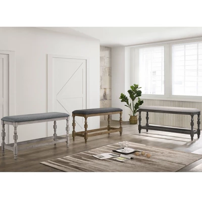 Bringe Upholstered Counter Height Bench - HOMES: Inside + Out 2 Bringe Upholstered Counter Height Bench - HOMES: Inside + Out - Image 2