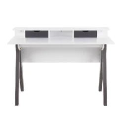 Wishbone Contemporary Computer Desk Wood Gray/White - LumiSource 11 Wishbone Contemporary Computer Desk Wood Gray/White - LumiSource -Furniture Sale Store GUEST d59ef761 4ffc 4ebe a4a2 845dc8d47c94