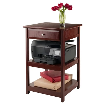 30.71" Delta Printer Stand Walnut - Winsome 6 30.71" Delta Printer Stand Walnut - Winsome - Image 6