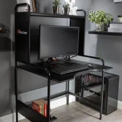 Icarus Gaming Desk Black - X Rocker 20 Icarus Gaming Desk Black - X Rocker -Furniture Sale Store GUEST d6b88e86 2211 48ea 8f4f 4490bd637fea