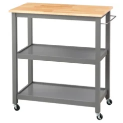 Mylah Kitchen 2-Tier Rolling Cart - Buylateral -Furniture Sale Store GUEST d737aba6 4077 4d91 a1db e5679bffb17e