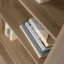 71" Beginnings Bookcase With Doors Light Brown - Sauder -Furniture Sale Store GUEST d89527eb 5dbb 4ea3 97fe 5dabbd8ad91a