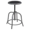 18"-24" Height Adjustable Swivel Accent Stool - Hampden Furnishings