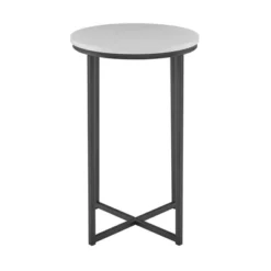 Vivian Glam X Leg Round Side Table - Saracina Home -Furniture Sale Store GUEST d9c87a6c 23a2 4a0b be6b a91c0814beb2