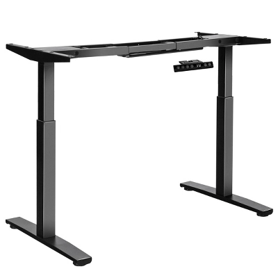 Costway Electric Stand Up Desk Frame Dual Motor Height Adjustable Stand WhiteBlack 11 Costway Electric Stand Up Desk Frame Dual Motor Height Adjustable Stand WhiteBlack - Image 11