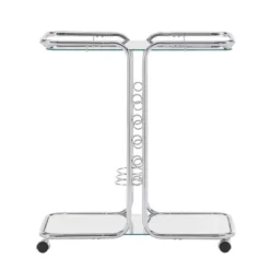 Ripley Chrome Finish Bar Cart Silver - Inspire Q 8 Ripley Chrome Finish Bar Cart Silver - Inspire Q -Furniture Sale Store GUEST da116bde 55f1 44f3 b4d7 9acded38a76a