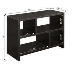 28" Northfield Console 3 Tier Bookcase - Breighton Home -Furniture Sale Store GUEST dace05fa 92a1 4c87 98c0 2f8f0a59911b