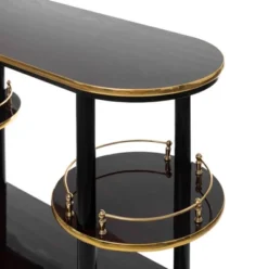 Fabulaxe Modern Display Wooden Console Bar With Tiered Open Shelves, Mini Bar With Wine Storage 11 Fabulaxe Modern Display Wooden Console Bar With Tiered Open Shelves, Mini Bar With Wine Storage -Furniture Sale Store GUEST dbc4b860 8e7c 4f4c 92f7 51007f6ed812