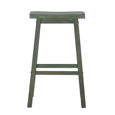 Set Of 2 29" Chimney Hill Saddle Barstools - Inspire Q 3 Set Of 2 29" Chimney Hill Saddle Barstools - Inspire Q - Image 3