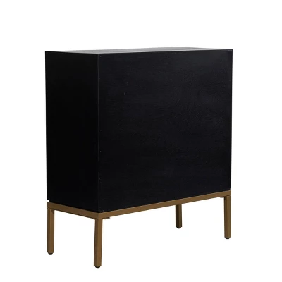 Contemporary Wood Cabinet Bronze - Olivia & May 9 Contemporary Wood Cabinet Bronze - Olivia & May - Image 9