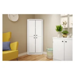Morgan 4 Door Corner Armoire - South Shore