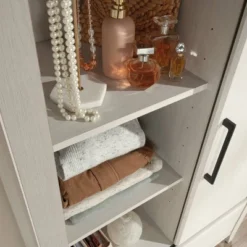 Cottage Road Armoire Raven Oak - Sauder -Furniture Sale Store GUEST dd8dfc1d c177 4224 ba64 ac30db7e650f