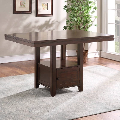 Yorktown Counter Height Dining Table Espresso - Steve Silver Co. 1 Yorktown Counter Height Dining Table Espresso - Steve Silver Co.