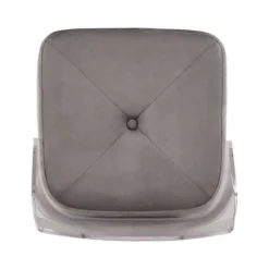 Set Of 2 24" Svana Chrome Finish Velvet Swivel Counter Height Barstools Gray - Inspire Q 13 Set Of 2 24" Svana Chrome Finish Velvet Swivel Counter Height Barstools Gray - Inspire Q -Furniture Sale Store GUEST de628940 7c55 415c bb36 3f95c8546fec