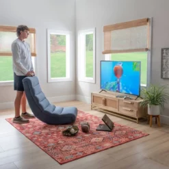 Landy Game Rocking Chair Berber - Linon -Furniture Sale Store GUEST de816344 181e 4062 93af 8dbf43ce3473