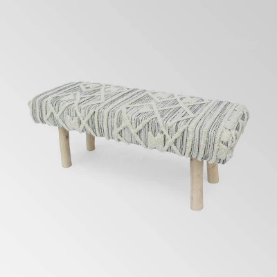 Laveta Boho Rectangular Bench - Christopher Knight Home 6 Laveta Boho Rectangular Bench - Christopher Knight Home - Image 6