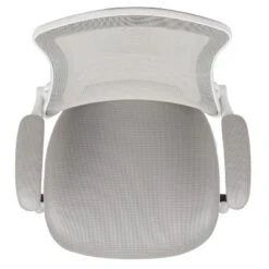 Emma And Oliver Mid-Back Light Gray Mesh Ergonomic Task Office Chair, White Frame - Flip-Up Arms 19 Emma And Oliver Mid-Back Light Gray Mesh Ergonomic Task Office Chair, White Frame - Flip-Up Arms -Furniture Sale Store GUEST df43c527 eab8 4384 a7aa 6f2e8b6ddc75